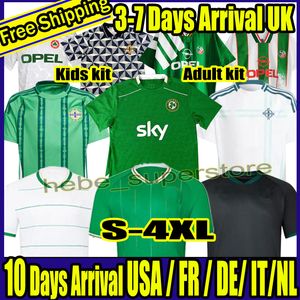 S-4xl 2024 Ireland Home Green Soccer Jerseys Kit Doherty Duffy 23 24 25 Drużyna narodowa TEE TEE EGAN BRady Keane Hendrick McClean Men Men Football Shirt