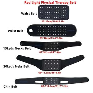 Slimming Belt Zongkung Red Infrared Band 660nm and 850nm Full body Pain Relief Packaging Burning Fat Packaging Weight Loss Machine Waist Wrist Chin Neck Pads 240321