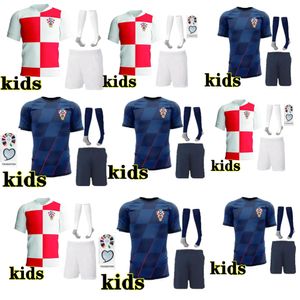 2024 2025 Croacia MODRIC Copa do Mundo camisas de futebol seleção nacional MANDZUKIC PERISIC KALINIC 24 camisa de futebol KOVACIC Rakitic Kramaric Kids Kit uniformes