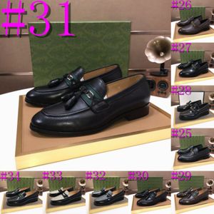 40 Model Lüks Loafers Erkek Ayakkabı Moda Düğün En İyi Adam Ayakkabı Gerçek Deri Tasarımcı Elbise Ayakkabı Erkekler İçin Orijinal