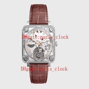 SFBRX2 Luxury Men 7500 Automatic Linding Mechanical Movement Brown Watch Hour و Minute Hand 6 OW.