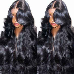 13x6 Body Wave Spets Front Wig Full Spets Human Hair Wigs For Women Pre Plucked 13x4 30 34 Inch HD Loose Wave 360 ​​Spets Frontal Wig Wig
