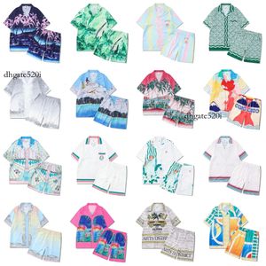 casablanca casa blanca set casablancas men shirt women High Qualiy Casa Blanca Shor Se Fashion Casablanc Shir and Sui Men T Ee Beach Shors L