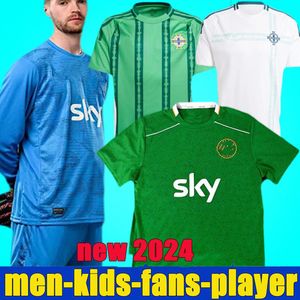 2024 Nordirlands fotbollströjor Europe Cup Brady 24 25 Doherty Duffy Brady Keane Hendrick McClean målvakt Men Kids National Team Kit Home Away Football Shirt