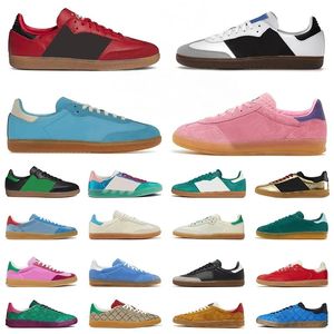 Löpskor tyska armétränare svart gummi skor vit grön wales bonner silver notitle rosa vinnande samling lätta män lyxiga sneakers samba kvinnor