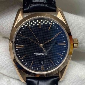 Watches Wrist Luxury Fashion Designer Automatisk mekanisk europeisk klassiker MEI Gold Black Leather Automatic MD003 MENS MONTREDELU