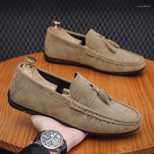 Casual Shoes Mat Fashion Classic Tassel Driving Boat Wysokiej jakości miękkie mokasyny Moccasin