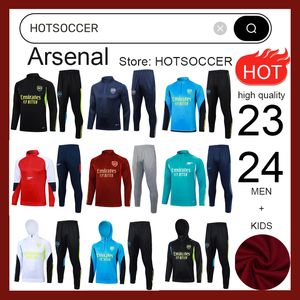 Gunner 23 24 SMITH ROWE SAKA Fußball-Trainingsanzüge MARTINELLI TIERNEY 2023 2024 Männer ODEGAARD GUNNER G.JESUS FABIO VIEIRA Langarm-Trainingsjacke Mantel Hoodie