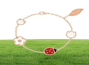 Bracciale Lucky Spring di alta edizione Gioielli classici di design Claasic Mothers039 Regalo per il giorno Gioielli in argento 9252656474