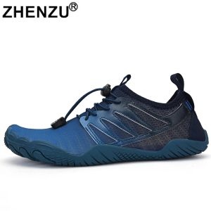 Sapatos 2023 Novos sapatos de água aqua de praia meninos meninos rápidos mulheres esportes respiráveis calçados calçados descalços de ginástica natal