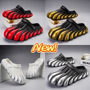 Summer Men's and Women's Slippers Claw Sports Sandals Caisnerc Designer High Quality Fashion Solid Color Thick Sole Slippers Beach Sports Slippers GAI
