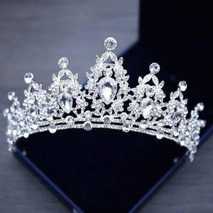 Kopfbedeckungen, funkelnde Bling-Strasssteine, verzierte Brautkrone, Brautkopf-Diademe, Accessoires