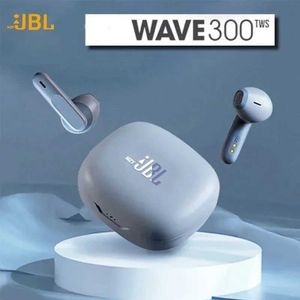 Mobiltelefonörlurar MZYJBL WAVE300 True Wireless Bluetooth Earphones IPX2 Vattentäta hörlurar Touch Control Earpon Byggda i Mic Q240321