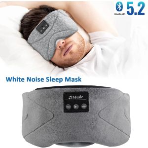 Earphones Sleep Mask Headphones 20 White Noise Icefeeling Bluetooth 5.2 Breathable Extra Soft 100% Blackout Sleep Eye Mask Ultrathin Hd