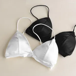 Bras French Bra Sexy Lace Elastic Strap Wireless Comfort Cozy Seamless Push Up Women Tops Lingerie BraleComfortable