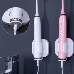 Suporte telescópico de escova de dentes elétrica com sensor de gravidade, pendurado na parede, armazenamento de drenagem de escova de dentes, organizador de banheiro YFA2047