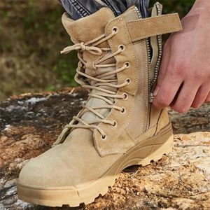 Scarpe da fitness allacciato stivali tattici per uomo e donna escursionismo da uomo militare militare maschio combattimento da combattimento caviglia lavoro
