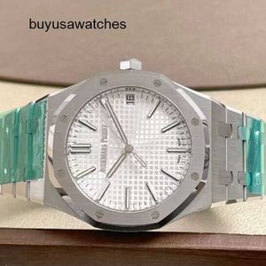 Leisure Wristwatch AP Wrist Watch Royal Oak Series 15510st.oo.1320st.08 White Plate Mens Fashion Leisure Business Sports Watch