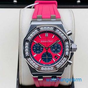 AP Celebrity-Armbanduhr, Royal Oak Offshore-Serie, 37 mm Uhrendurchmesser, automatisch, mechanisch, Gummi, modische Freizeit-Luxusuhren für Herren und Damen
