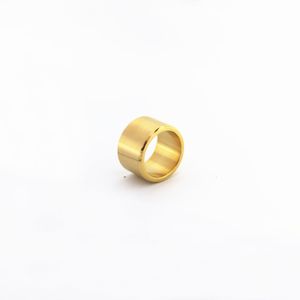 Wholesale Body Jewelry (5pieces/lot) Titanium Steel Gold Black Surface Drawing 15MM Wide Promise Ring for Men and Women