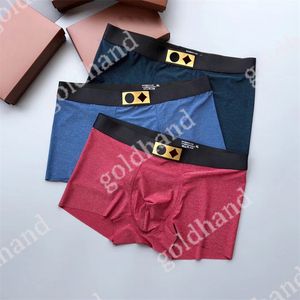 Mutande casual da uomo Designer Modal Boxer traspiranti Slip intimi da uomo di marca di moda