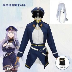 コスプレアニメコスチュームエピソード86 8 6ロールプレイby Vladirina Miliz Lena Blue Uniform Hat Wig Set Girl Halloween Party Costumec24321