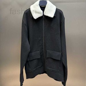 Men's Jackets Designer wool collar cotton wool waist jacket black casual jacket for both men and women HPUT