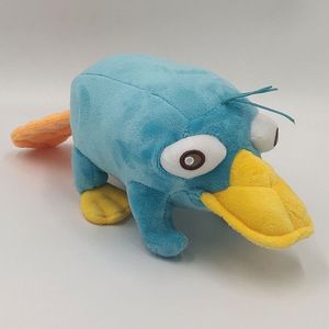 Bonito presente boneca novo ornitorrinco crianças pato pelúcia animal de estimação brinquedo azul qwbhv