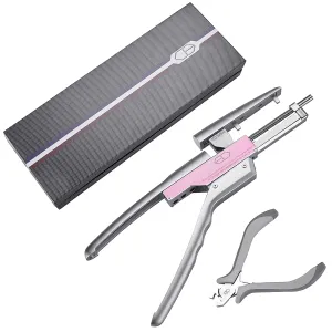 Conectores 6d máquina de extensão de cabelo conector removedor de cabelo kit alicate 2ª geração cabelo humano notrace extensão de cabelo ferramenta gt roxo