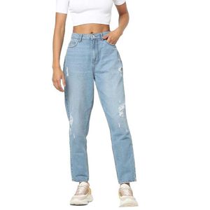 Wholesale Custom Women Jeans Mid Waist Solid Color Casual Denim Pants Pencil Export From Pakistan