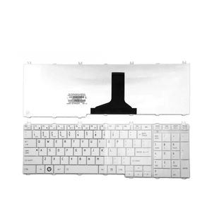 Tastiera americana originale PER TOSHIBA Satellite C650 C650D L670 L670D L750 L755 BIANCO