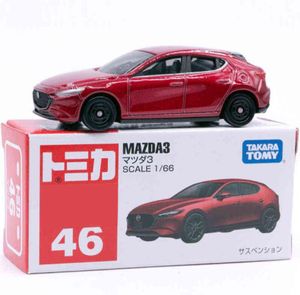 Takara Tomy Tomica No 46 Mazda 3 Diecast Araba Modeli Çocuklar İçin Oyuncaklar Ölçek 1 66 Soul Red Mazda3 046 Y11309757199