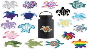 Pack med 40 st hela havssköldpaddor Summer Beach Vinyl Decals Laptop Water Bottle Motorcykelbil klistermärken Bulk9905112