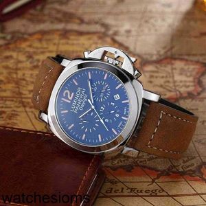 Designer Watch Panerass Luxury Watches for Mens Mechanical Wristwatch Classic Men Fashion Calendar Leather Band Xvql Luminos