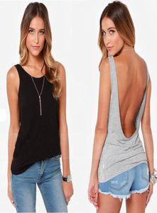 Whole Deal 2017 New Fashion Sexy High Quality Fashion Women O Neck Backless Back Deep Casual Slim Shirt Top For Wo6109850