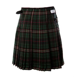 女性の夏のスカート新しいタータンスコットランドミニキルトレディースショートキルトスクールガールズセクシーなかわいいプリーツスカートとジップス