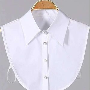 Fashionable Standing Shirt Elegant Solid Color Fake Collar Clothing Accessories