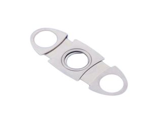 Stainless Steel Cigar Cutter Small Double Blades Cigar Scissors Pure Metal Metal With Plastic Cut Cigar Devices3827631