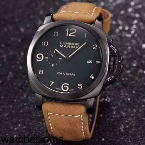 Designer Paneraii Fashion Men's Watches Mechanical Movement with Box Top Brand Original Quality Leather Band Waterproof Wrist Swiss Wristwatches Style Luminos