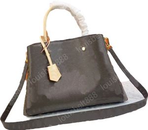 Nowe modne klasyczne marki designerka torba torba damska skórzana torebka damska torba crossbody torba na ramię wytłaczona torba w kratę brązowa torebka kwiatowa