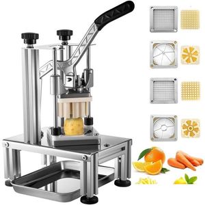 Frutas vegetais ferramentas comercial francês fritar cortador com 4 lâminas de substituição lâmina fácil dicer chopper 6wedge slicer 230901 gota de dhtlj