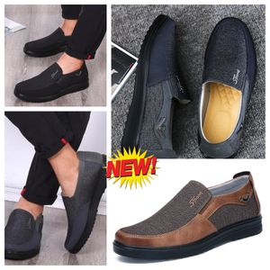 Shoes GAI sneakers sport Cloth Shoes Men Single Business Classic Top Shoes Casual Soft Sole Slipper Flat Leather Mens Shoes Black comfort softs size 38-50