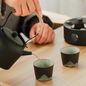 マグカップクリエイティブユーンシャンラフ陶器ティーカップマスターセラミックハンドメイドZenレトロシングル小さなボウル