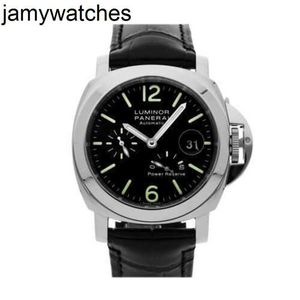 Panerass Mens Luxury Wristwatches Power Watches Reserve Automatisk 44mm Steel Strap Watch Pam Mechanical Full