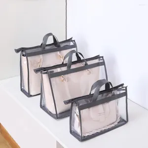 Cosmetic Bags Convenient Travel Waterproof Transparent Dust Bag Handbag PVC Storage