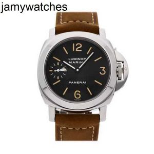 Wristwatches Watches Luxury Panerass Acciaio Mens Manual 44mm Steel Strap Watch Pam Automatic Mechanical Full Stainless
