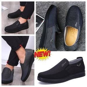 Shoes GAI sneakers sport Cloths Shoes Mens Singles Business Classic Top Shoes Casual Soft Sole Slipper Flat Leather Mens Shoes Black comfort softs size 38-50