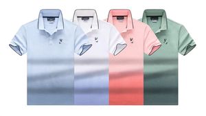 Herrpolos designer skjorta t shirt tees lyx klassiska bokstäver bomullsmän