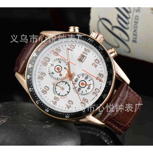 2021 Men's Six Needle Running Second Belt Quartz Movement Fashion Watch