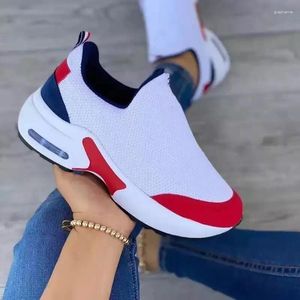 Casual Shoes Summer Women Platform Mesh Breattable Sneakers Kvinna Plus Size Sport Non-Slip Tennis